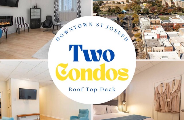 Downtown Duo | Wineries | Rooftop Deck | 2 Condos