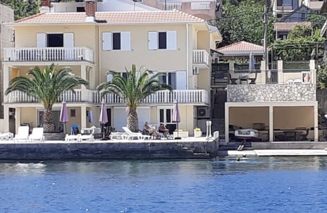 Dream accommodation in a luxury residence with private beach and superb sea view