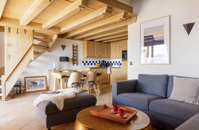Duplex 3 pièces, 4 pers., parking, ski-in/ski-out - FR-1-398-624