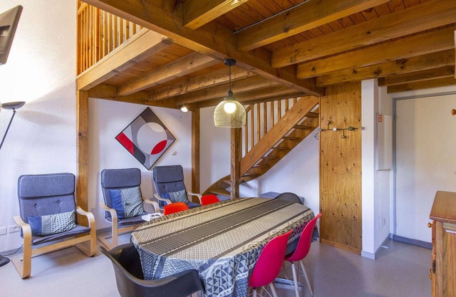 Duplex T2 Cabin 45m², 6 ppl, ski, parking, washing machine, dishwasher