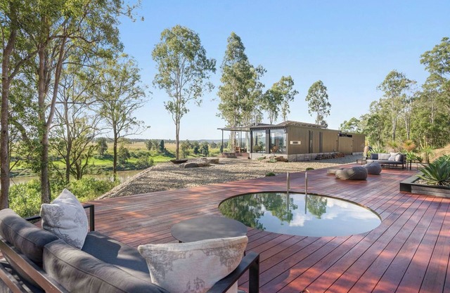 Eco-Friendly Luxury Riverside Escape with Panoramic Views