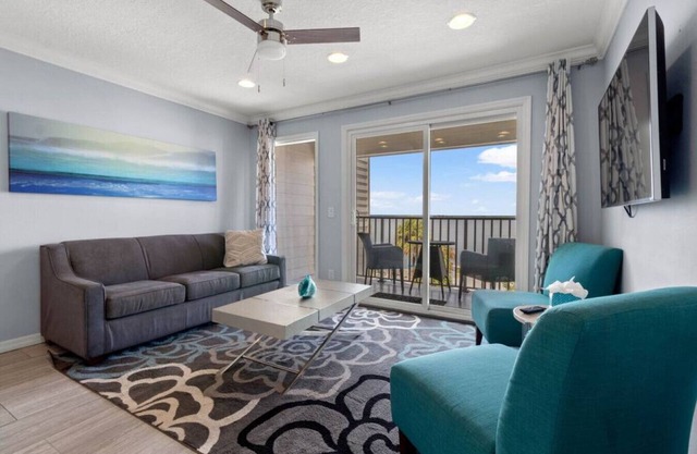 Elegant Waterfront Condo with Pool and Private Balcony
