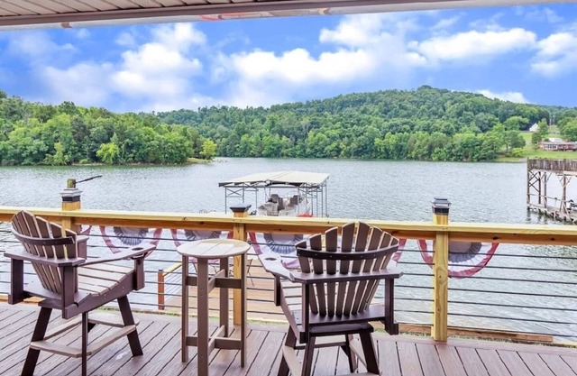 Enjoy breathtaking lake views from the comfort of your own private deck.