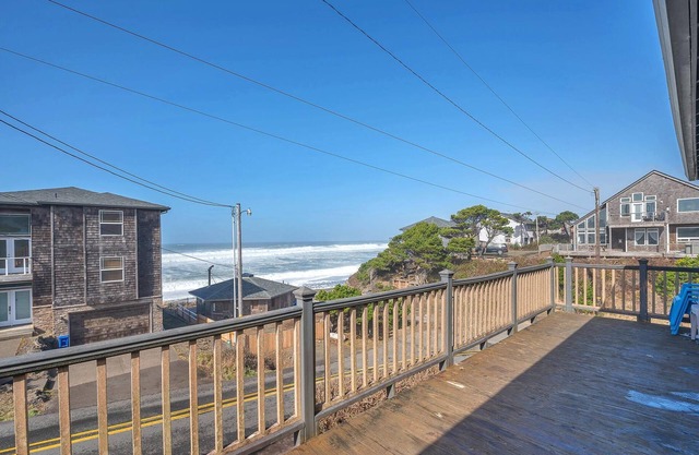 Enjoy Sand and Surf-Walk to the Beach-Enjoy Ocean Views from the Large Deck