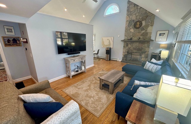 Enjoy the charm of this Cape Cod getaway; coastal elegance meets modern comfort and tranquility.