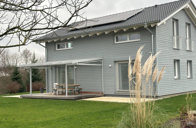 Entire house next to black forest