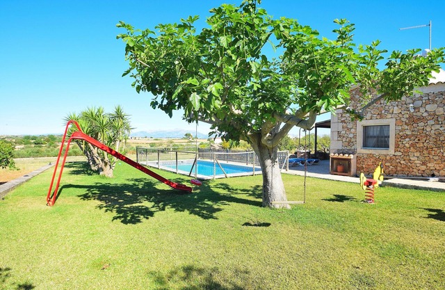 Es Bosquerró 054 fantastic finca with fenced swimming pool, children's playground, terrace, barbecue and WiFi