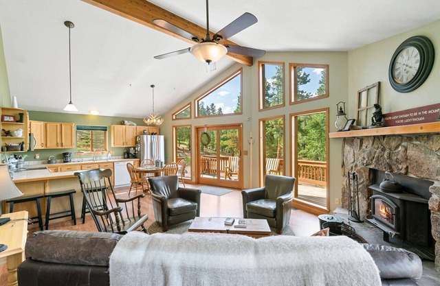 Escape to the Rockies! 3BR Cabin with Outdoor Space, Espresso Machine & Games!