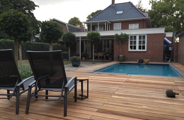 exclusive villa with swimming pool.