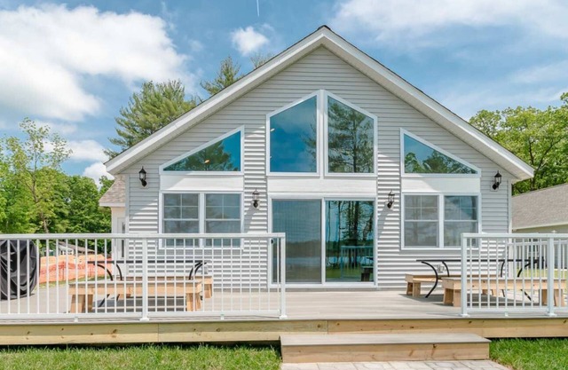 Expansive Lakefront Home with Private Dock