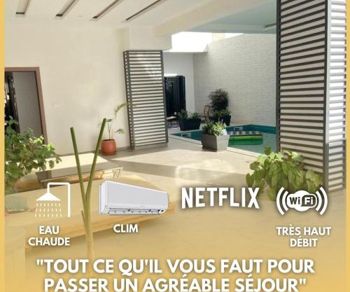 F2 Chic à Dakar Mermoz - Luxe & Comfort