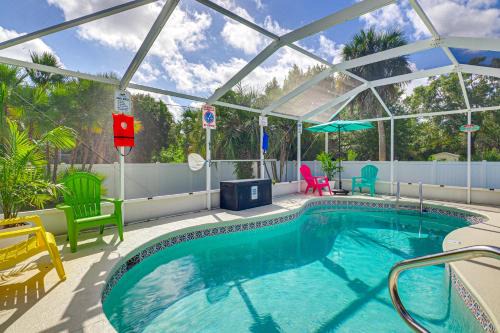 Fenced Yard, Game Room Family Home in Sebastian!