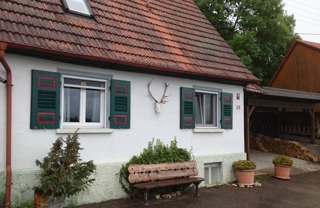 Ferienhaus mit Garten im Donautal, Jagdhüsli