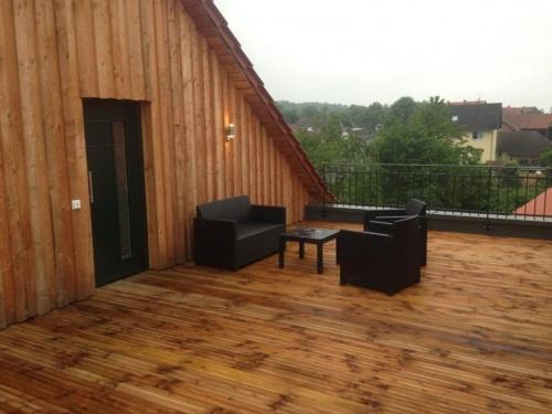 Ferienhof Dipperz Wohnung mit großer Dach-Terrasse