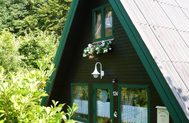 Ferienpark Twistesee, cozy vacation home with sunbathing lawn and lake view