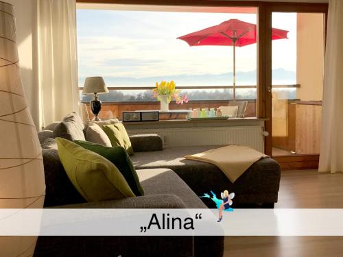 Ferienwohnung Alina- Penthouse Wohnung mit atemberaubendem Blick zum Bodensee