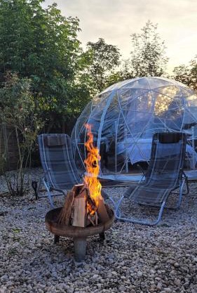 Fichtel-Bubble gegen Aufpreis mit Hot Tub und Sauna