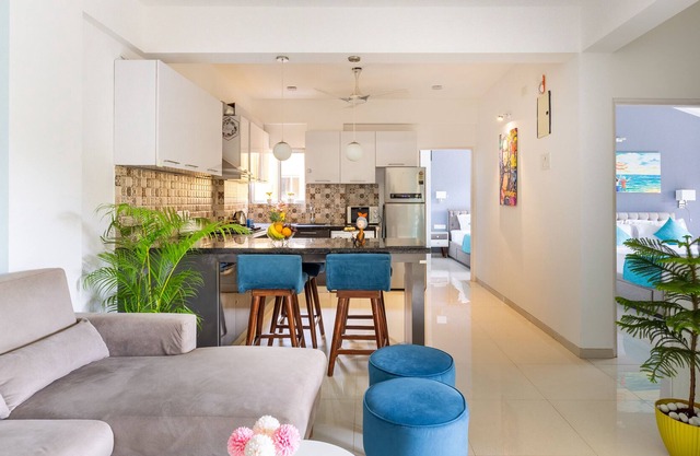 FIESTA BY ALOHAGOA! Stunning 2BHK apartment with pop art décor, 3 balconies