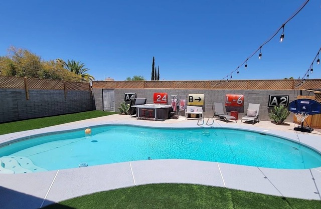 Fighter Jet Launching Pad with Pool!