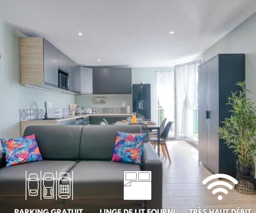 First flight Colomiers - à 8 mn de l'aéroport- Proche Airbus - 6 voyageurs