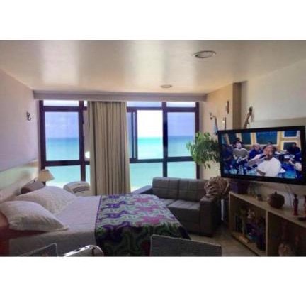 flat apt mobiliado beira mar