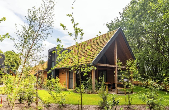 Forest wellness at its finest – hot tub, sauna and luxury for 8 guests.