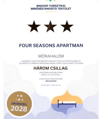 Four Seasons apartman