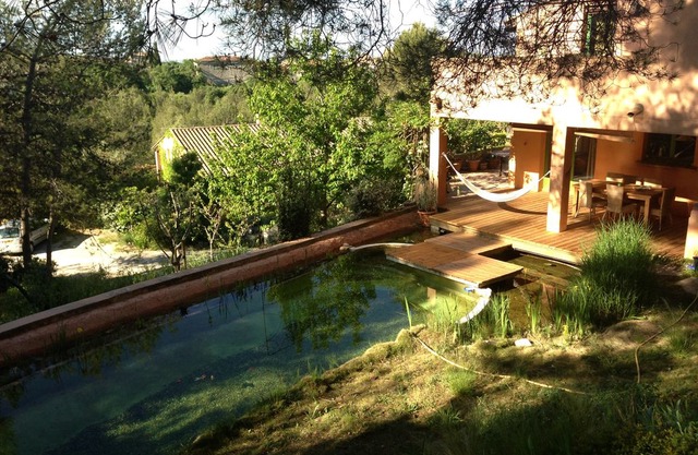 LANGUEDOCIENNE VILLA WITH NATURAL POOL 12 KM FROM VERY QUIET MONTPELLIER