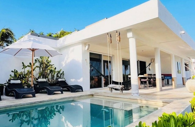 Front line house with private pool