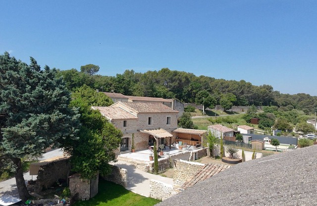 Fully renovated stone farmhouse with swimming pool in village center