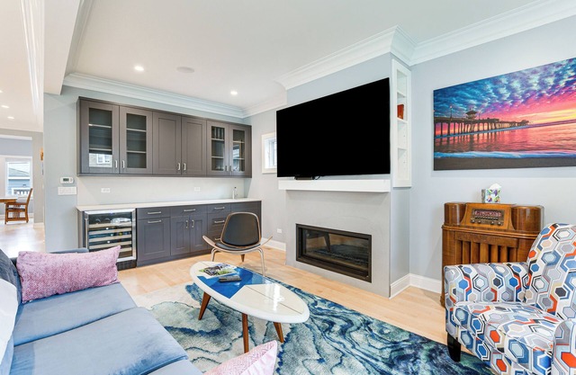 Game Room, Deck & Yard: Chicago Home