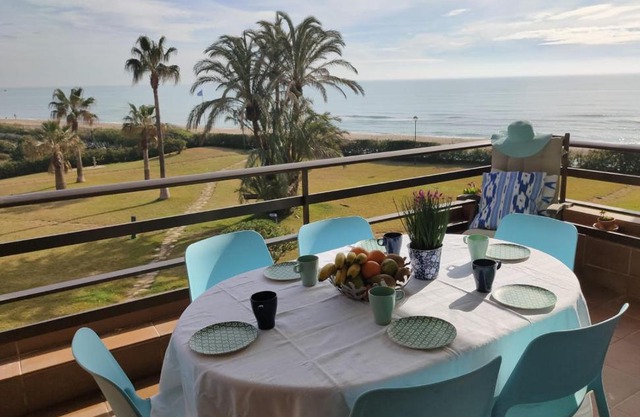 Gava Mar- Castelldefels Beachfront Apartment- Direct access to the beach