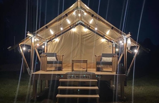 Glamping Resort Tent on a Honey Farm