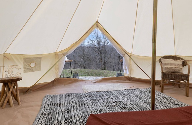 Glamping Suite At Watkins C Ranch with 1 Queen Bed