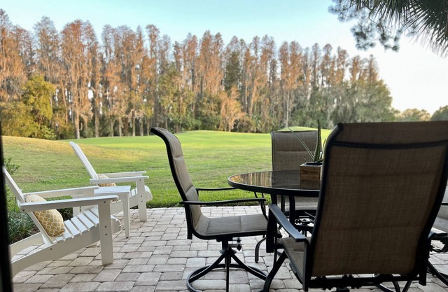 Golf Grandeur – Ground-Floor 2BR Condo w/Patio, King Suite & Stunning Golf Course Views!