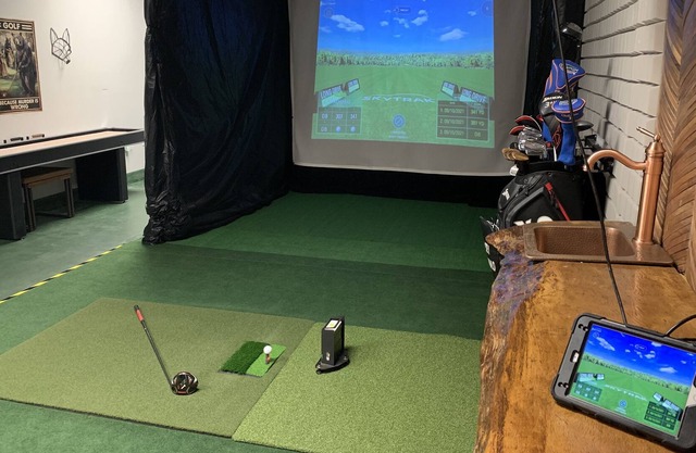 Golf Simulator Included - The Cave + The Howard Super Combo
