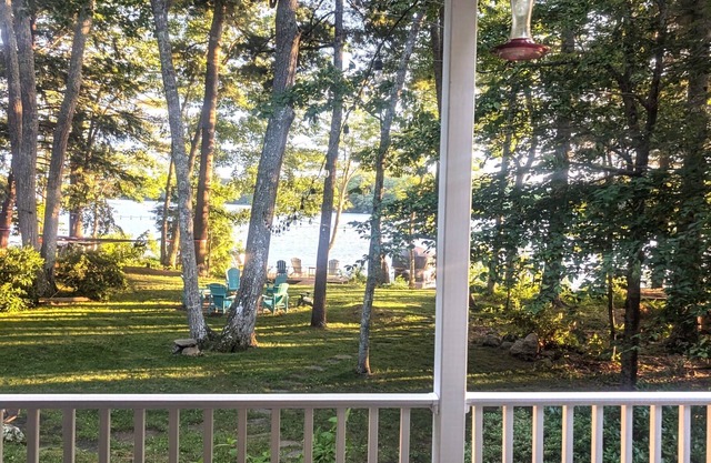 Gorgeous Waterfront& Yard on Damariscotta Lake with an Amazing Home