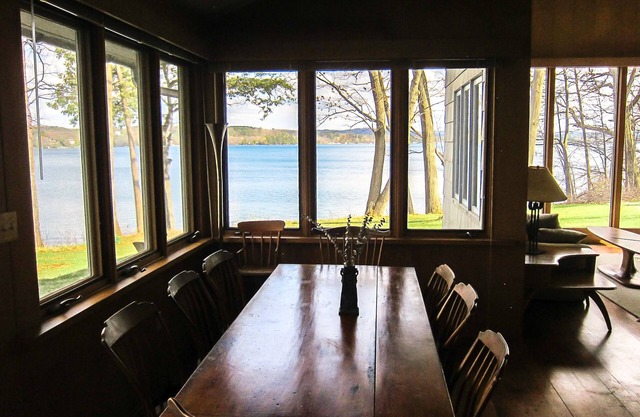 Gracious Mid-Century Modern-Right on Cazenovia Lake, with Expansive Grounds