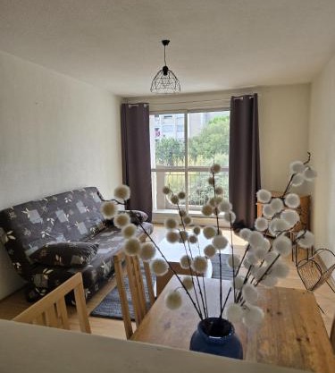 Grand Studio lumineux avec Balcon et parking privé