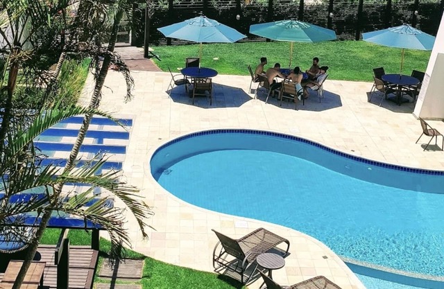 Great apartment, with direct access to the beach, beautiful pool and with balcony