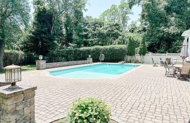 Greenport Villa with a Pool