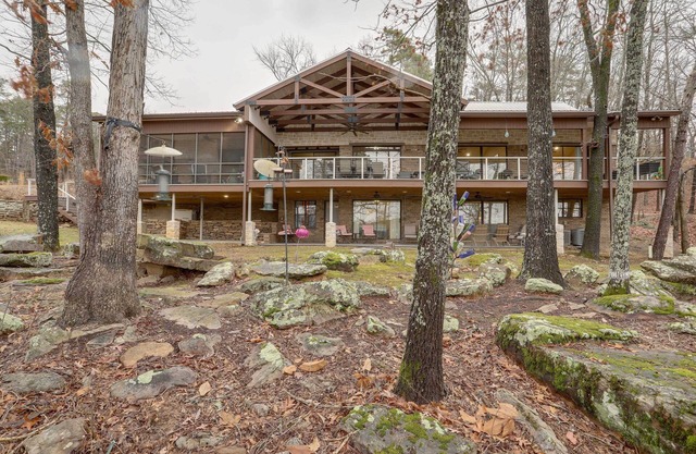 Greers Ferry Lake Vacation Rental w/Porch & View!