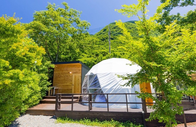 Guest room with hot spring dome tent 1 night /Yufu Ōita