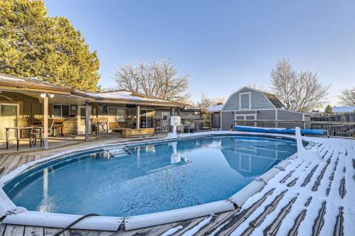 Guest Suite With A Pool A Hot Tub And A Fireplace In Arvada