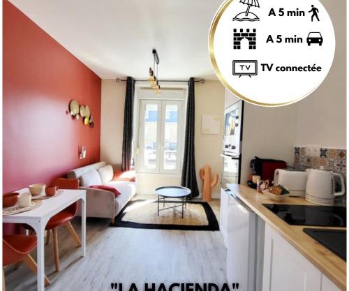 Hacienda -A 2 min de la plage
