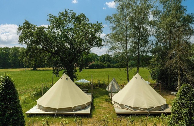 Happy in the meadow tent with private sanitary facilities | 2 pers.