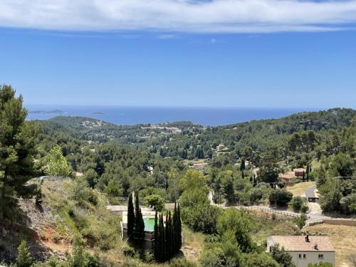 Haut de villa, vue mer panoramique