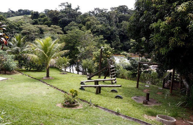 Heavenly place with heated pool, mini soccer field and waterfall view