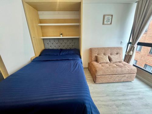 Hermoso Apartaestudio NUEVO cerca a embajada USA y Corferias