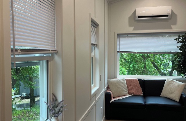 High end tiny home for a one of a kind stay with a peaceful view